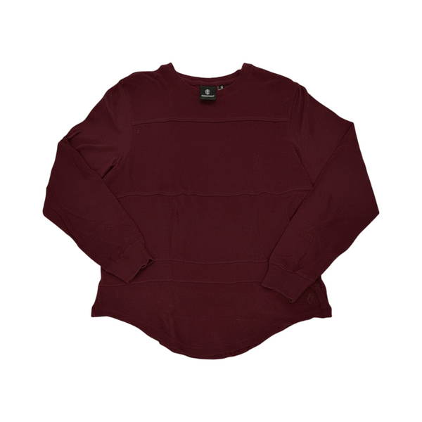*AKADEMIKS* (BURGUNDY) FANCY LONG SLEEVE T-SHIRT