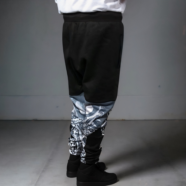 •QUEEN•OF•HEARTS• ~LUXURY JOGGER SWEATPANTS~ (CUT & SEW) (EMBROIDERED LOGO)