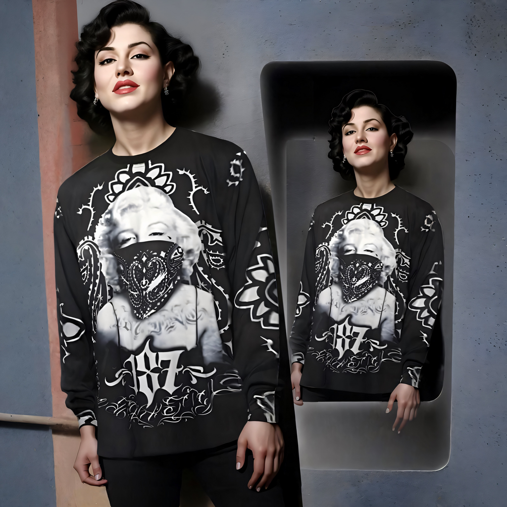^MARILYN MONROE 187^ LONG SLEEVE TEES
