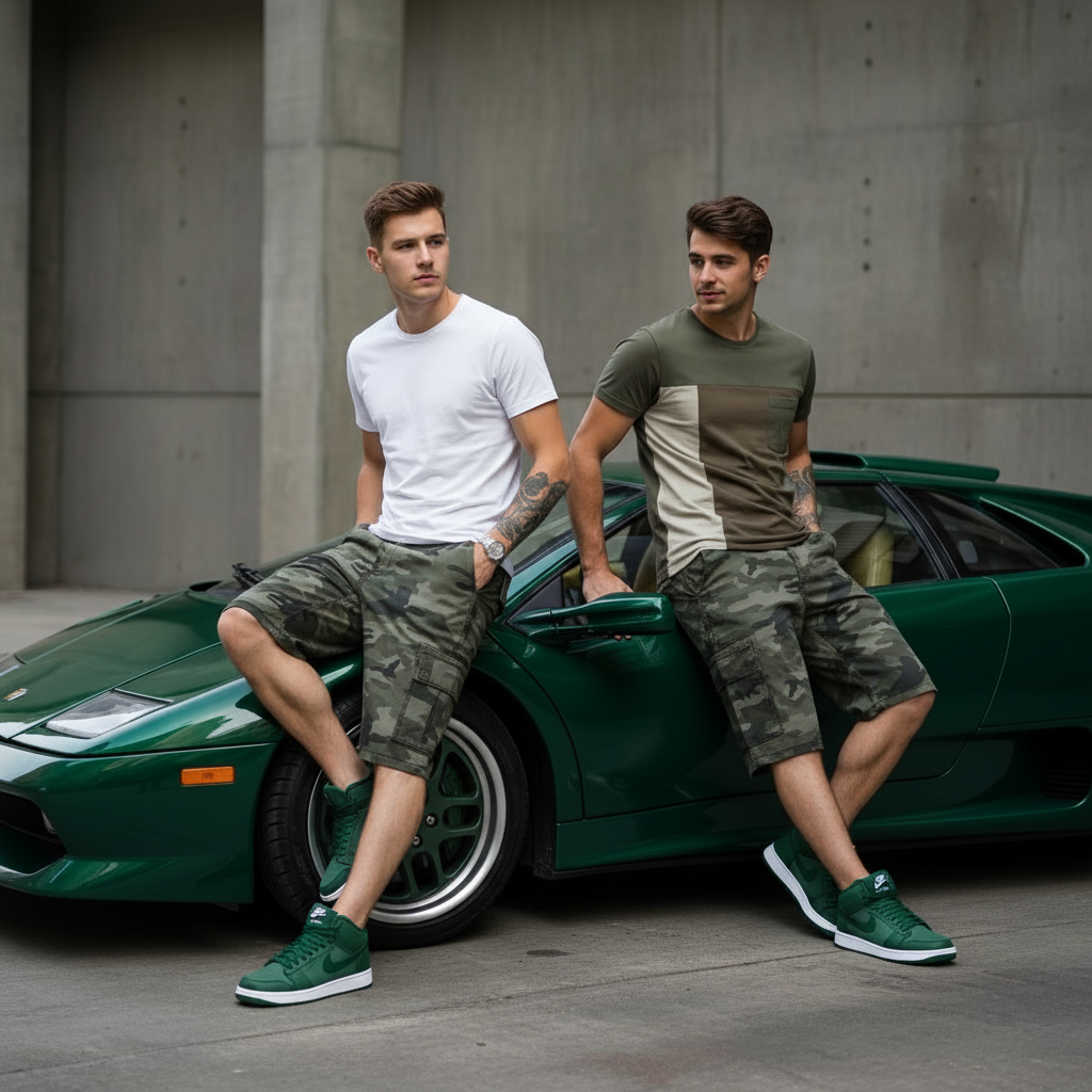 ^ECKO UNLIMITED^ (CAMOUFLAGE) CARGO SHORTS
