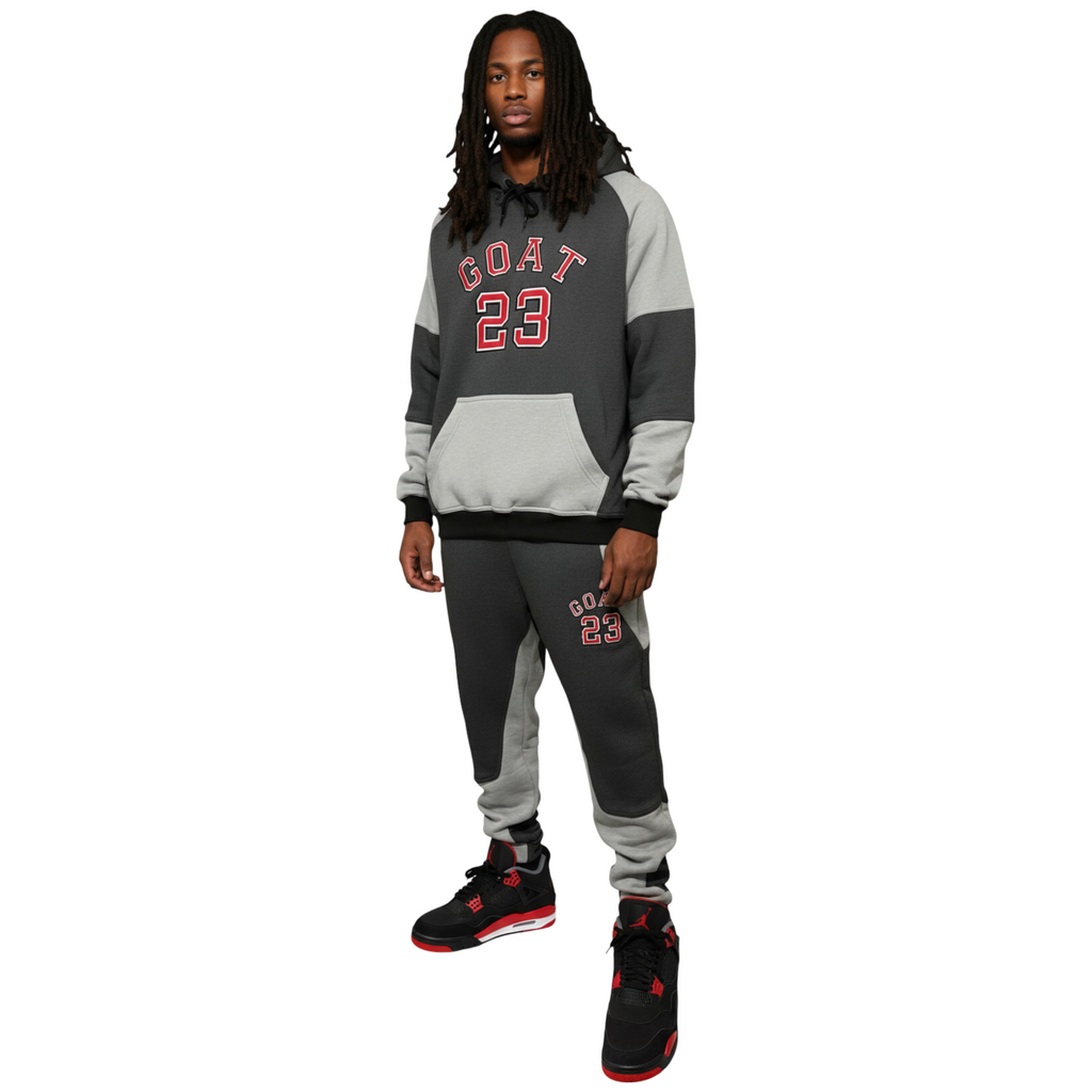 ^23 GOAT^ LUXURY SWEATSUITS (CUT & SEW) (EMBROIDERED LOGOS)