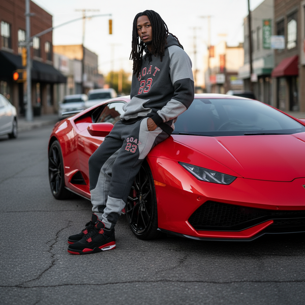 ^23 GOAT^ LUXURY SWEATSUITS (CUT & SEW) (EMBROIDERED LOGOS)