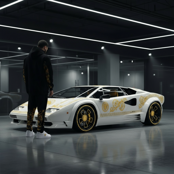•KING V3R$@C3• LUXURY CUT & SEW SWEATSUITS FOR MEN (EMBROIDERED LOGO)