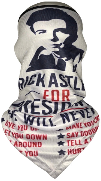 *All Season Face Coverings* ~RICK ASTLEY FOR PRESIDENT~