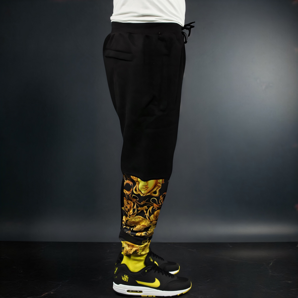 •QUEEN V3R$@C3• LUXURY CUT & SEW JOGGER SWEATPANTS (UNISEX) (EMBROIDERY)