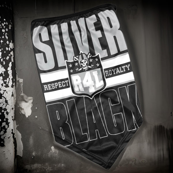 *All Season Face Coverings* ~SILVER AND BLACK~