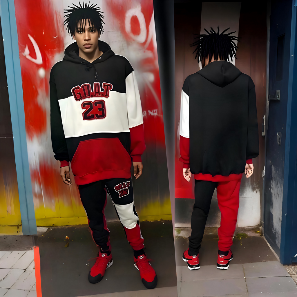 •23 GOAT• *SUPER LUX* FULL HOODED SWEATSUITS
