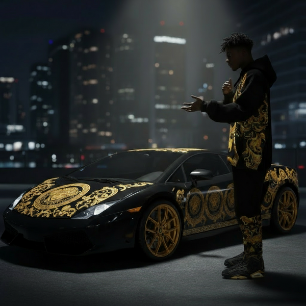 •KING V3R$@C3• LUXURY CUT & SEW SWEATSUITS FOR MEN (EMBROIDERED LOGO)