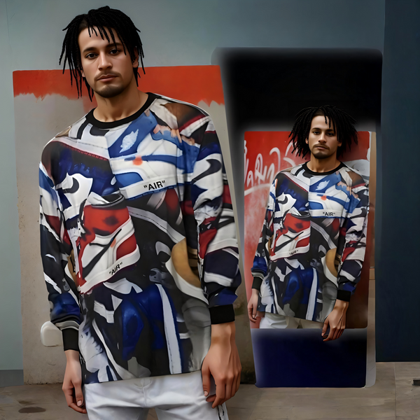 ^OFF SHOES^ ~COLLAGE~ LONG SLEEVE TEES