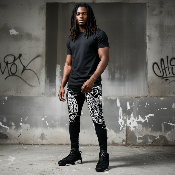 *C&C* (BLACK) JOGGER SWEATPANTS (FLEECE LINED)