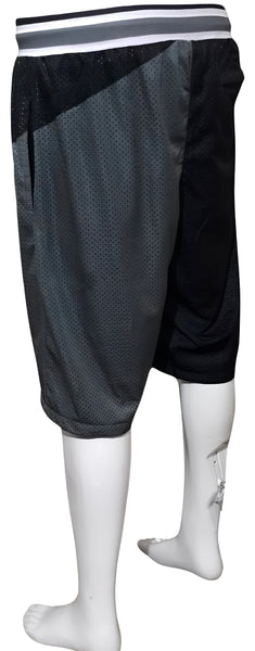 *CHIEFIN’ 23* MESH BASKETBALL SHORTS (LINED) (3-TONE)