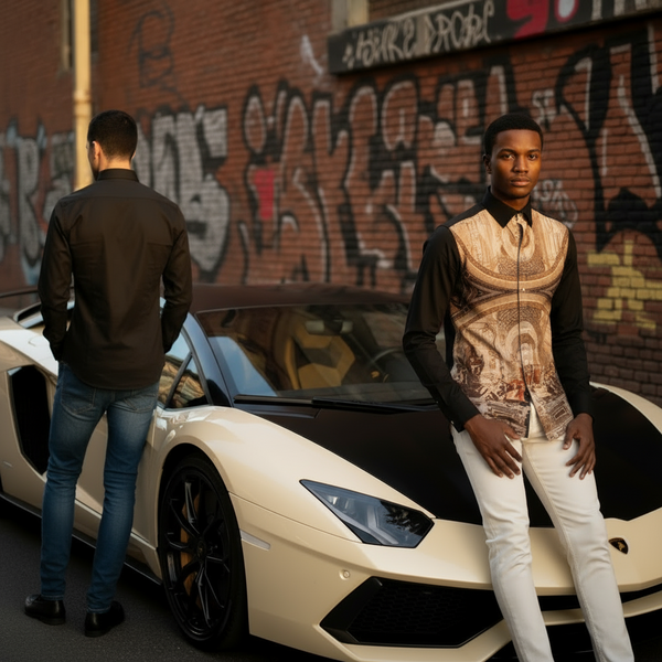 •UCXX DRESS SHIRTS• ~Rome~ (100% polyester)