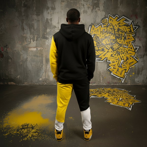 *WU-WINNIPEG* (3 TONE) JOGGER SWEATSUITS (EMBROIDERED LOGOS) (CUT & SEW)