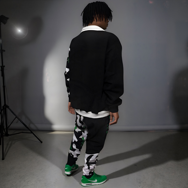 •CHAMPION CHIEF• LUXURY (GREEN CAMOUFLAGE) TRACKSUITS (CUT & SEW) (EMBROIDERED LOGOS)