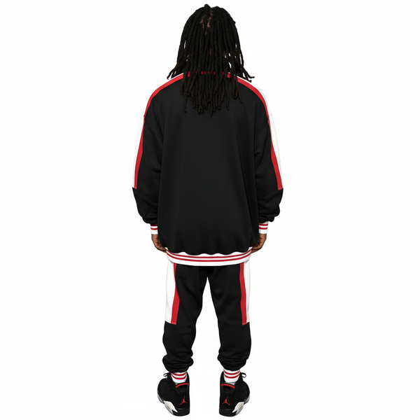 •CHI-TOWN BULLIES• LUXURY TRACK SUITS (CUT & SEW) (EMBROIDERED LOGOS)