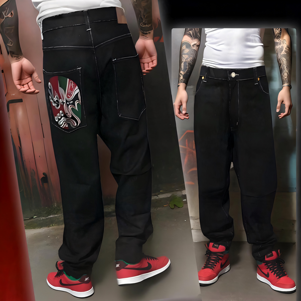 ^LOOSE FIT^ DENIM JEANS FOR MEN (90'S BAGGY STYLE) (WAIST 42'')