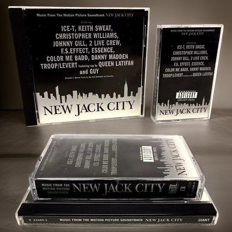 •NEW JACK CITY - MUSIC FROM THE ORIGINAL MOTION PICTURE• (1991) (CASSETTE & CD AVAILABLE) (ORIGINAL PRESSINGS)