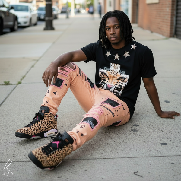 *BIGGY THREADS* (BLACK) T-SHIRT