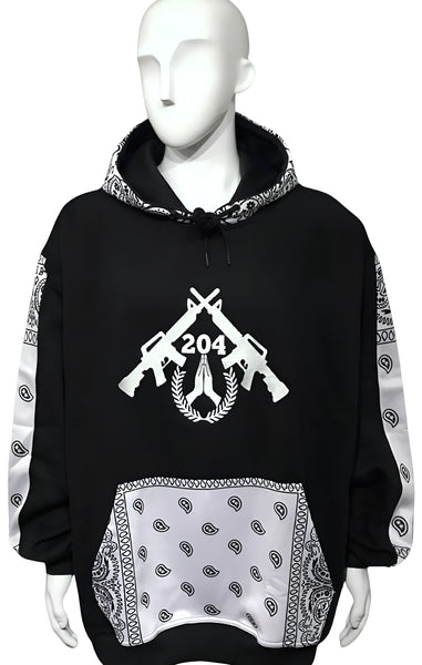 *204 LA FAMILIA* ~TEAM AK~ LUX HOODIES (CUT & SEW WITH EMBROIDERED LOGOS)