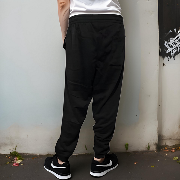 ^SEAN JOHN^ (BLACK) POLYESTER JOGGER SWEATPANTS (XB SIZED)