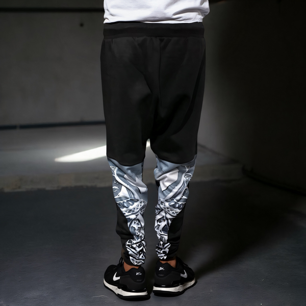 •QUEEN•OF•HEARTS• ~LUXURY JOGGER SWEATPANTS~ (CUT & SEW) (EMBROIDERED LOGO)