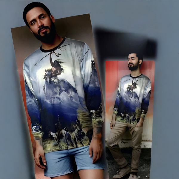 ^WARRIOR SPIRIT^ ~ARTIST RENDITION~ LONG SLEEVE TEES