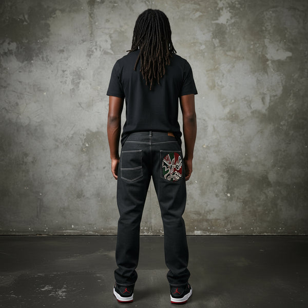 *DENIM* BAGGY JEANS 90’S STYLE (BLACK)