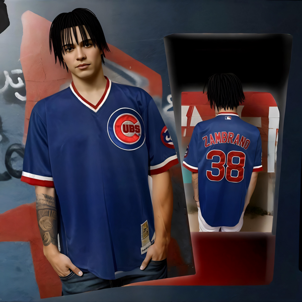 ^ZAMBRANO^ ~CHICAGO CUBS~ BASEBALL JERSEY