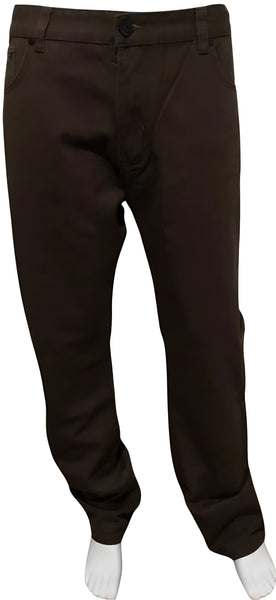 *REFLEX* ~STRAIGHT FIT~ DENIM JEANS (CHOCOLATE BROWN) (WAIST 40")