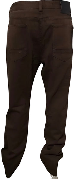 *REFLEX* ~STRAIGHT FIT~ DENIM JEANS (CHOCOLATE BROWN) (WAIST 40")