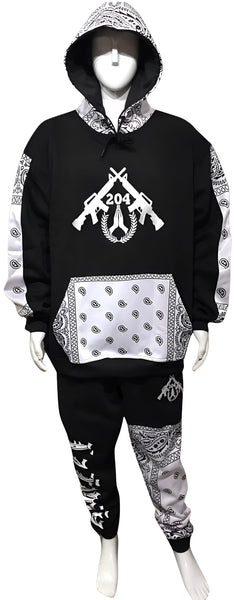 *204 LA FAMILIA* ~TEAM AK~ FULL SWEATSUITS (CUT & SEW WITH EMBROIDERED LOGOS)