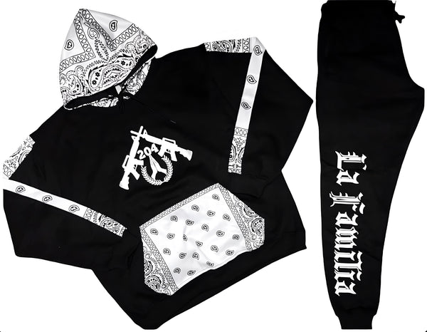 *204 LA FAMILIA* ~TEAM AK~ FULL SWEATSUITS (CUT & SEW WITH EMBROIDERED LOGOS)