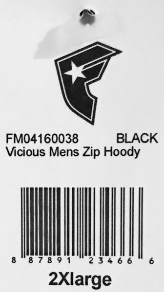 ^FAMOUS STARS AND STRAPS^ (BLACK) ZIP UP HOODIES FOR MEN