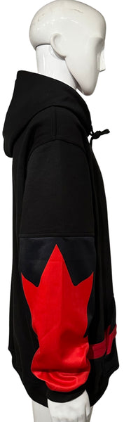 *ALL HEART* World Juniors Team Canada *custom* (BLACK-RED) PULLOVER HOODIES (Cut & Sew / Embroidery)