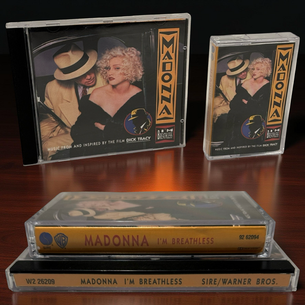 •MADONNA - I’M BREATHLESS• ~1990 OG CANADIAN PRESSINGS~ (CD & CASSETTE TAPE)