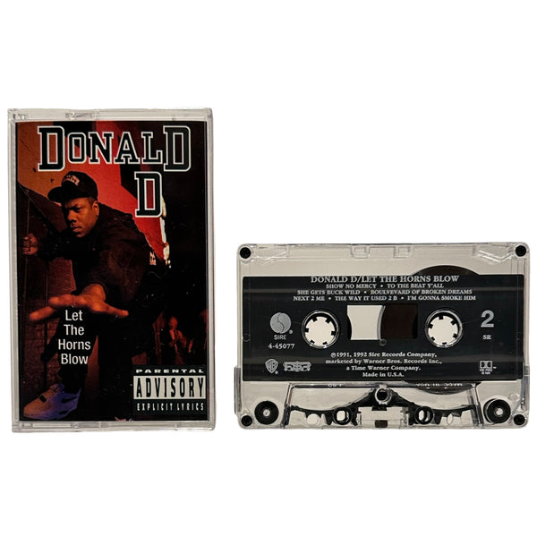 •DONALD D - LET THE HORNS BLOW• ~1992 OG PRESSING~ (CASSETTE TAPE)