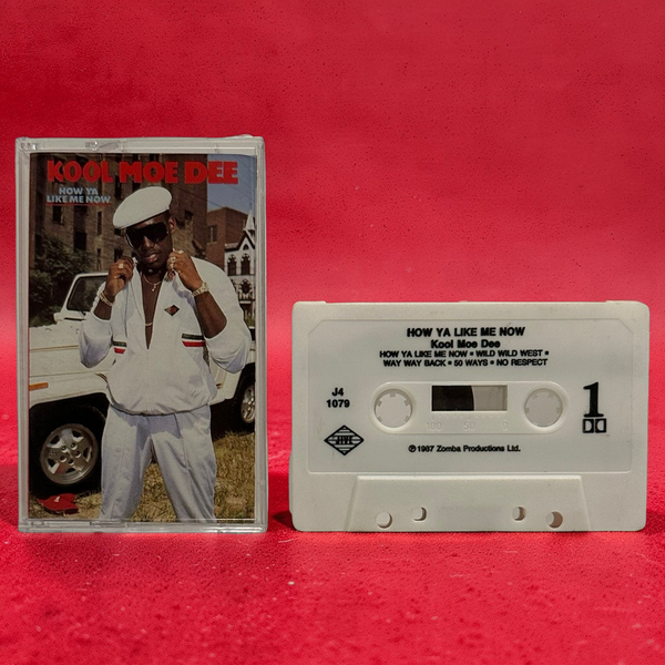 •KOOL MOE DEE - HOW YA LIKE ME NOW• ~1987 OG PRESSING~ (CASSETTE TAPE)