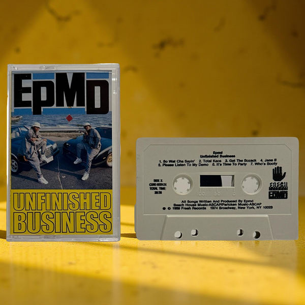 •EPMD ~ UNFINISHED BUSINESS• ~1989 PRIORITY RECORDS RE-PRESS~ (CASSETTE TAPE) (2)