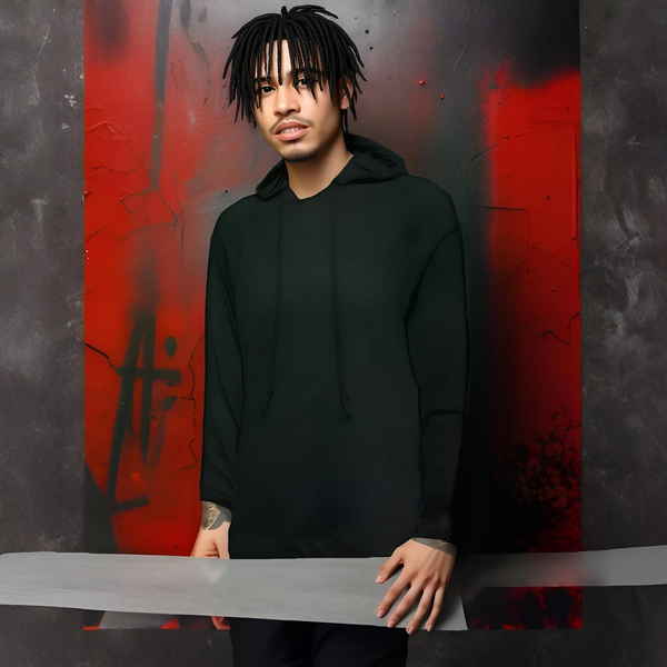 ^C.O.A.^ (BLACK) LIGHTWEIGHT PULLOVER HOODIES (SUMMER STYLE)