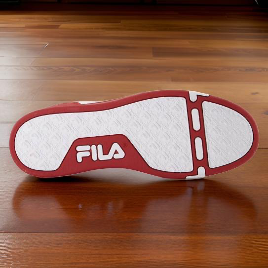 FILA ~V-10 Lux~ (Red/White) High top basketball sneakers ~Size 9.5~ (Men’s)