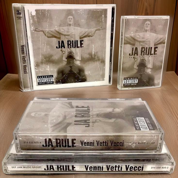 •JA RULE - VENNI VETTI VECCI• (1999) (CASSETTE & CD AVAILABLE) (ORIGINAL PRESSINGS)