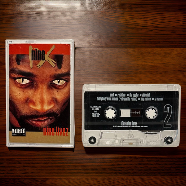 •NINE ~ NINE LIVEZ• ~1995 OG PRESSING~ (CASSETTE TAPE)