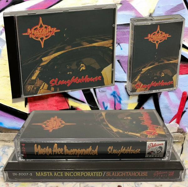 •MASTA ACE INCORPORATED - SLAUGHTERHOUSE• ~1993 OG PRESSINGS~ (CD & CASSETTE TAPE)