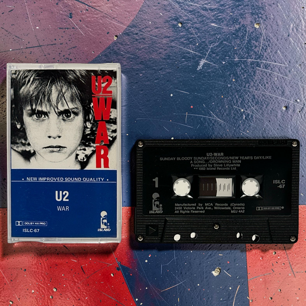 •U2 ~ WAR• ~1983 OG CANADIAN REPRESSINGS~ (CD & CASSETTE TAPE)
