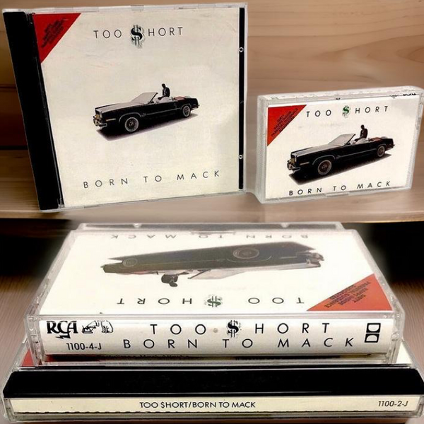 •TOO $HORT - BORN TO MACK• (1987) (CASSETTE & CD AVAILABLE) (ORIGINAL PRESSINGS)