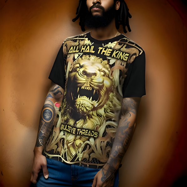 ^BULLZEYE THREADS^ ~ALL HAIL THE KING~ SHORT SLEEVE T-SHIRT