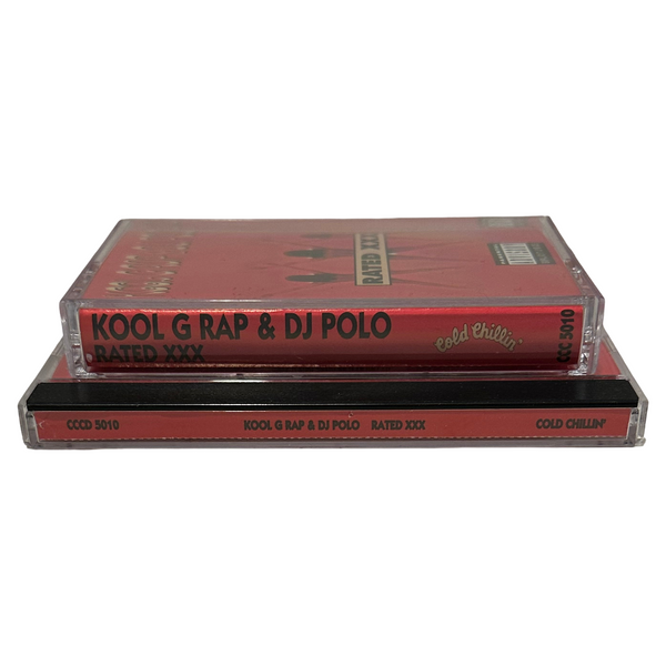 •KOOL G RAP & DJ POLO ~ RATED XXX• ~1996 OG PRESSINGS~ (CD & CASSETTE TAPE)