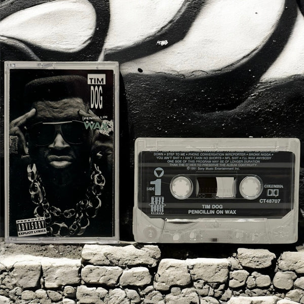 •TIM DOG - PENICILLIN ON WAX• ~1991 OG PRESSING~ (CASSETTE TAPE)