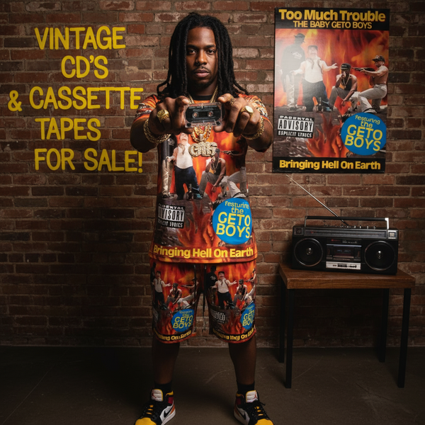 •TOO MUCH TROUBLE - BRINGING HELL ON EARTH• ~1992 OG PRESSING~ (CASSETTE TAPE)