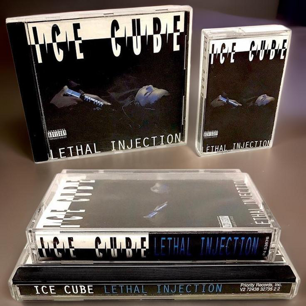 •ICE CUBE - LETHAL INJECTION• (1993) (CASSETTE & CD AVAILABLE) (ORIGINAL PRESSINGS)
